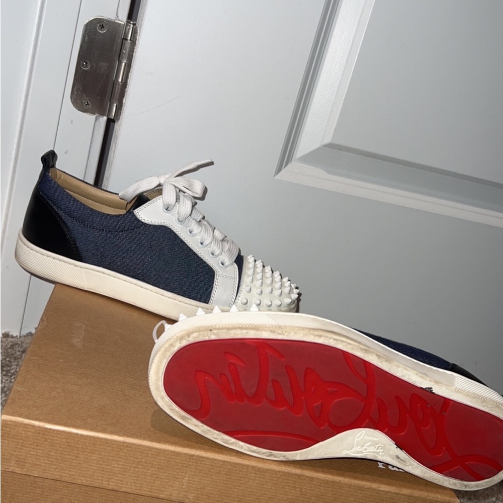 christian louboutin sneaker with box